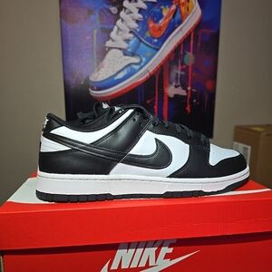 Nike Panda Black and White Sneakers